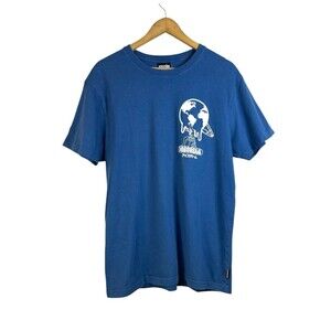 Ice Cream Y2K VINTAGE Mens Blue Graphic T-Shirt Short Sleeve Size L Cotton